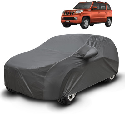 MOCKHE Car Cover For Mahindra TUV 300 (With Mirror Pockets)(Grey)