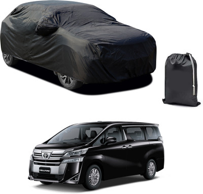 CODOKI Car Cover For Toyota Vellfire (With Mirror Pockets)(Black)