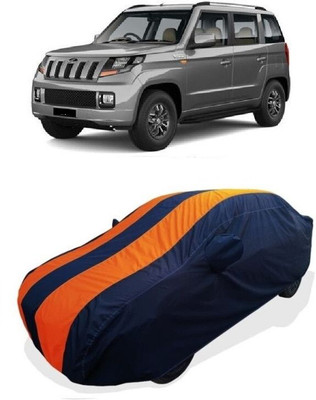 QLAX Car Cover For Maruti TUV 300 TUV300 T4 (With Mirror Pockets)(Orange)