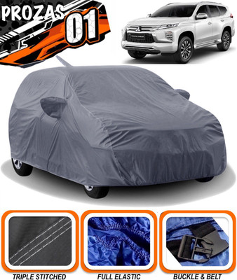 prozas Car Cover For Mitsubishi Pajero Sport (With Mirror Pockets)(Grey)