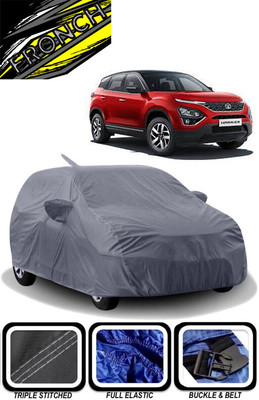 FRONCH Car Cover For Tata Harrier (With Mirror Pockets)(Grey)