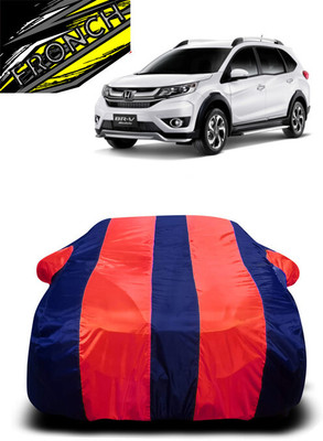 FRONCH Car Cover For Honda BRV (With Mirror Pockets)(Red, Blue)