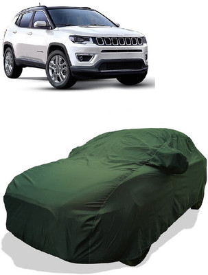 Coxtor Car Cover For Jeep Compass 2.0 Limited (With Mirror Pockets)(Green)