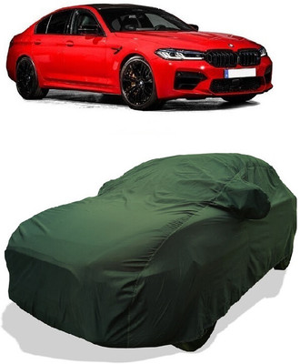 Coxtor Car Cover For BMW M5 (With Mirror Pockets)(Green)