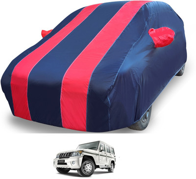 MOCKHE Car Cover For Mahindra Bolero (With Mirror Pockets)(Red)