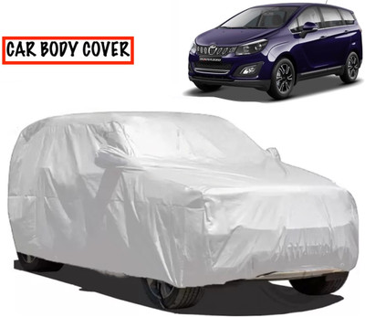 AUCTIMO Car Cover For Mahindra Marazzo (With Mirror Pockets)(Silver)
