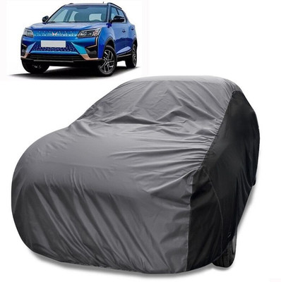 MoTRoX Car Cover For Mahindra XUV400 (Without Mirror Pockets)(Grey, Black)
