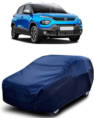 MoTRoX Car Cover For Tata Punch (Without Mirror Pockets)(Blue)