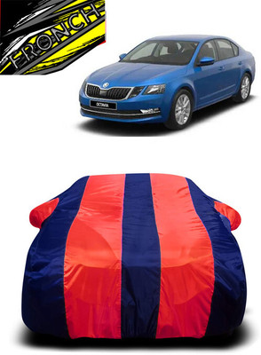 FRONCH Car Cover For Skoda Octavia 1.9 SDI (With Mirror Pockets)(Red, Blue)