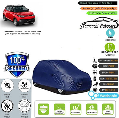 Tamanchi Autocare Car Cover For Mahindra KUV100 NXT D75 K8 Dual Tone(Blue)
