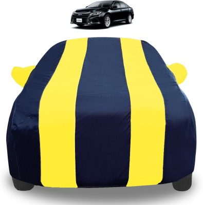 Auto Hub Car Cover For Toyota Camry (With Mirror Pockets)(Yellow)