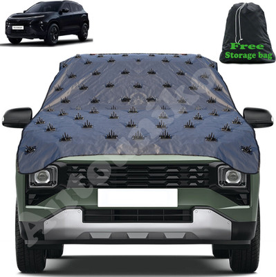 autouniko Car Cover For Jeep Harrier Dark Edition (Without Mirror Pockets)(Grey)