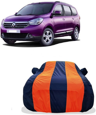 Tricway Car Cover For Renault Lodgy 85PS RxE 7 Seater Diesel (With Mirror Pockets)(Orange)