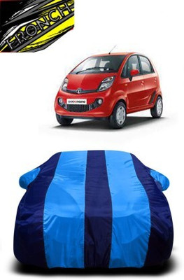 FRONCH Car Cover For Tata Nano (With Mirror Pockets)(Blue)