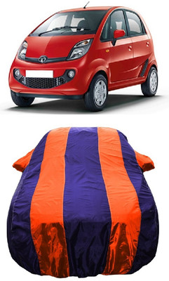Wegather Car Cover For Tata Nano XT (With Mirror Pockets)(Orange)