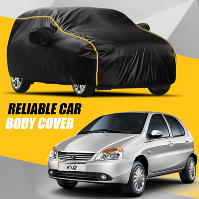 AUCTIMO Car Cover For Tata Indica V2 (With Mirror Pockets)(Multicolor)