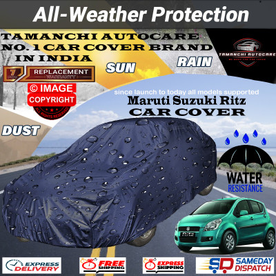 Tamanchi Autocare Car Cover For Maruti Suzuki Ritz(Blue)