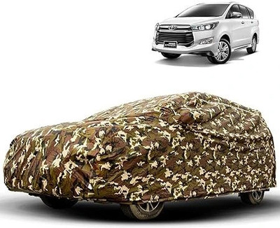 High Life Car Cover For Toyota Innova Crysta (With Mirror Pockets)(Green)