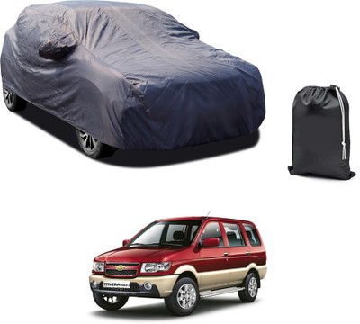 CODOKI Car Cover For Chevrolet Tavera (With Mirror Pockets)(Grey)