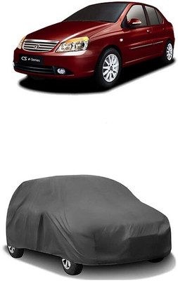 ATBROTHERS Car Cover For Tata Indigo CS (Without Mirror Pockets)(Grey)