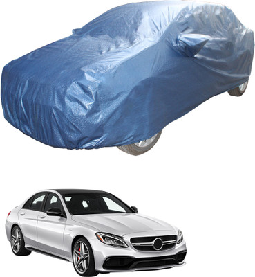 SS FOR YOUR SMART NEEDS Car Cover For Mercedes Benz C220 (With Mirror Pockets)(Blue)