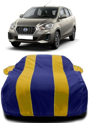 Autoprime Car Cover For Datsun GO Plus D (With Mirror Pockets)(Yellow, Blue)