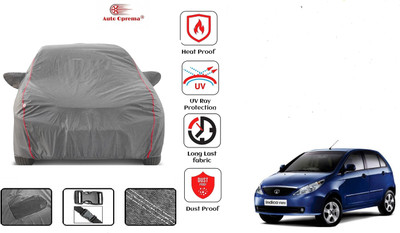 Auto Oprema Car Cover For Tata Vista (With Mirror Pockets)(Grey)