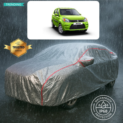 PAGORA Car Cover For Maruti A-Star ABS (With Mirror Pockets)(Silver)