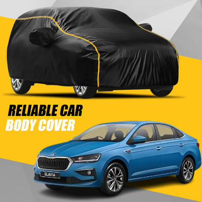 ALTRADECOT Car Cover For Skoda Slavia (With Mirror Pockets)(Multicolor)