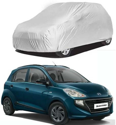 HMS Car Cover For Hyundai Santro(Silver)