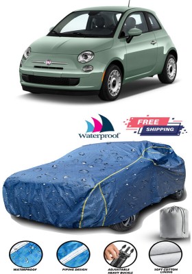 Ascension Car Cover For Fiat 500 (With Mirror Pockets)(Blue)