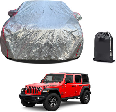 PAGORA Car Cover For Jeep Wrangler (With Mirror Pockets)(Silver, For 2019, 2020, 2021, 2022, 2023 Models)