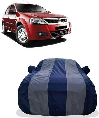 Tricway Car Cover For Mahindra E Verito D2 Electric (With Mirror Pockets)(Multicolor)