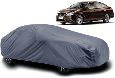 Swarish Car Cover For Nissan Sunny (With Mirror Pockets)(Grey)