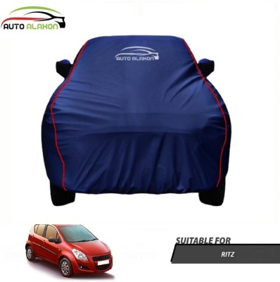 AUTO ALAXON Car Cover For Maruti Ritz (With Mirror Pockets)(Blue)