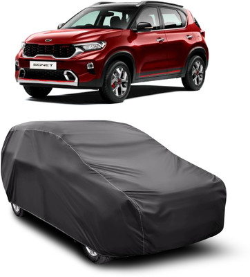 SXAWG Car Cover For Kia Sonet (Without Mirror Pockets)(Grey)