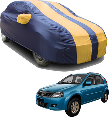 SS FOR YOUR SMART NEEDS Car Cover For Mahindra Verito Vibe (With Mirror Pockets)(Blue, Yellow)
