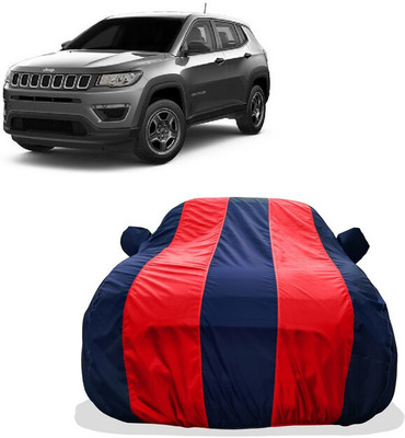 Tricway Car Cover For Jeep Compass 2.0 Bedrock (With Mirror Pockets)(Red)