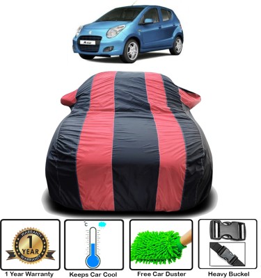 Gravirium Car Cover For Maruti Suzuki A-Star (With Mirror Pockets)(Red)