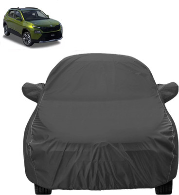 Caronix Car Cover For Skoda Universal For Car (With Mirror Pockets)(Grey, For 2024 Models)