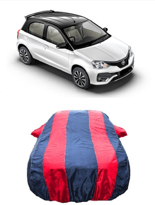 Wegather Car Cover For Toyota Etios Liva VD(Red)