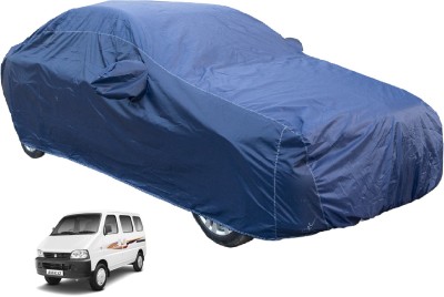 Auto Hub Car Cover For Maruti Eeco (With Mirror Pockets)(Blue)