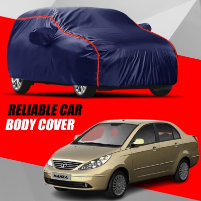 AUCTIMO Car Cover For Tata Manza (With Mirror Pockets)(Multicolor)