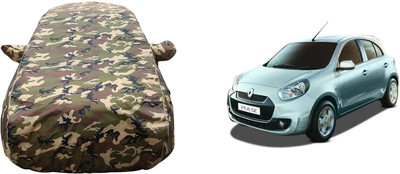 ATBROTHERS Car Cover For Renault Pulse Petrol RxL (With Mirror Pockets)(Multicolor)