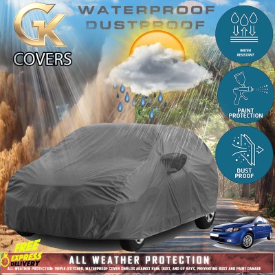 GOLDKARTZ Car Cover For Chevrolet Optra SRV (With Mirror Pockets)(Grey)