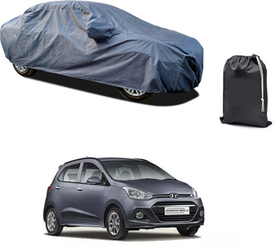 PAGORA Car Cover For Hyundai Grand i10 (With Mirror Pockets)(Grey)