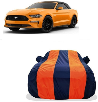Tricway Car Cover For Ford Mustang Facelift (With Mirror Pockets)(Orange)