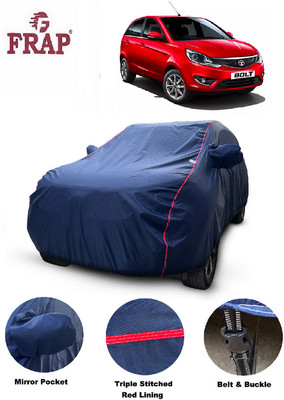 Frap Car Cover For Tata Bolt (With Mirror Pockets)(Blue)