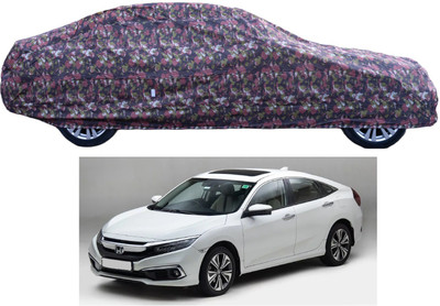 MOCKHE Car Cover For Honda Civic (With Mirror Pockets)(Green)