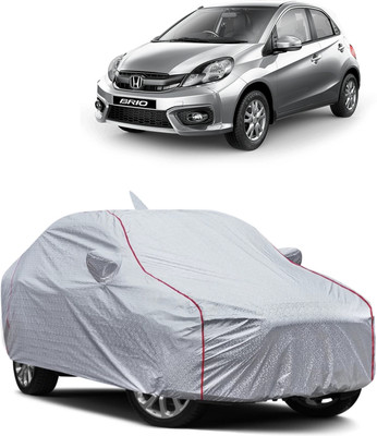 JBR Car Cover For Honda Brio (With Mirror Pockets)(Silver)